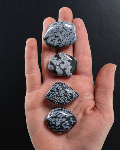 Snowflake Obsidian Tumbled Gemstone