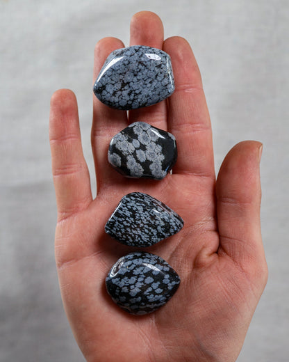 Snowflake Obsidian Tumbled Gemstone