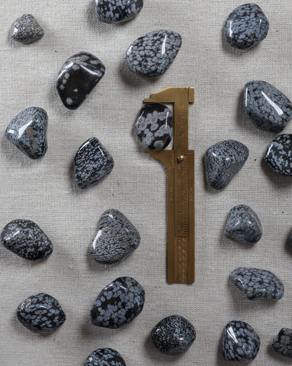 Snowflake Obsidian Tumbled Gemstone