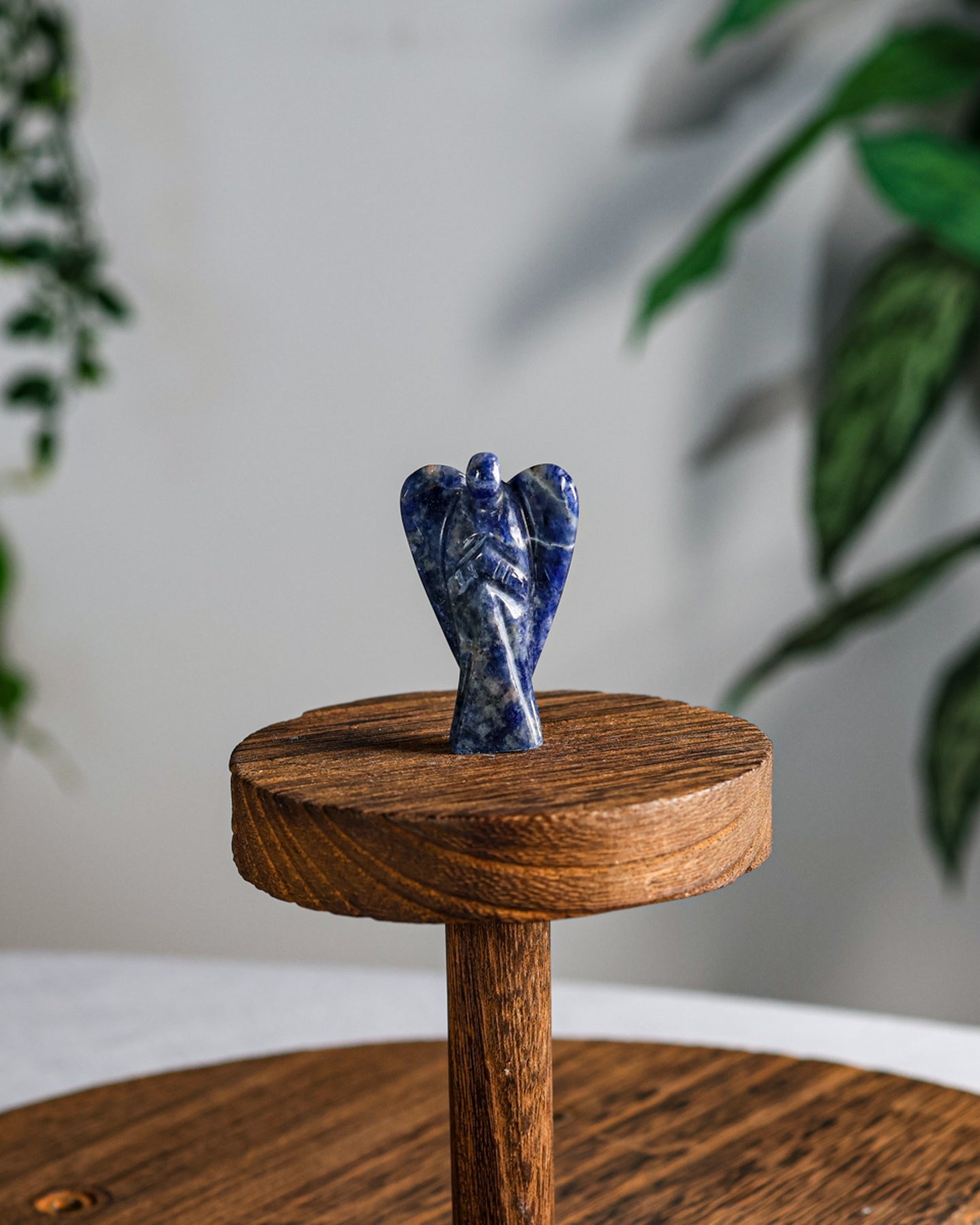 Sodalite Carved Angel