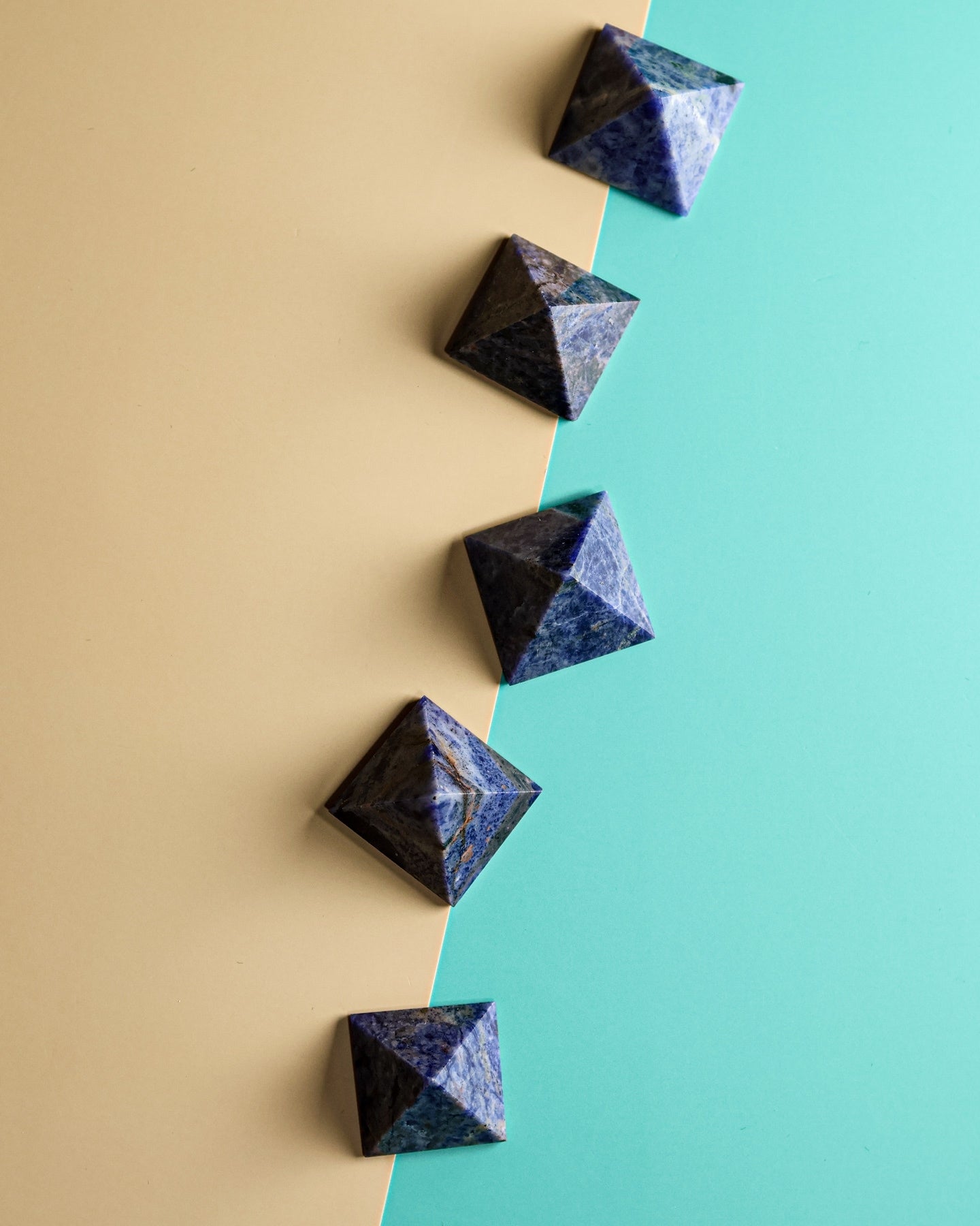 Sodalite Pyramid
