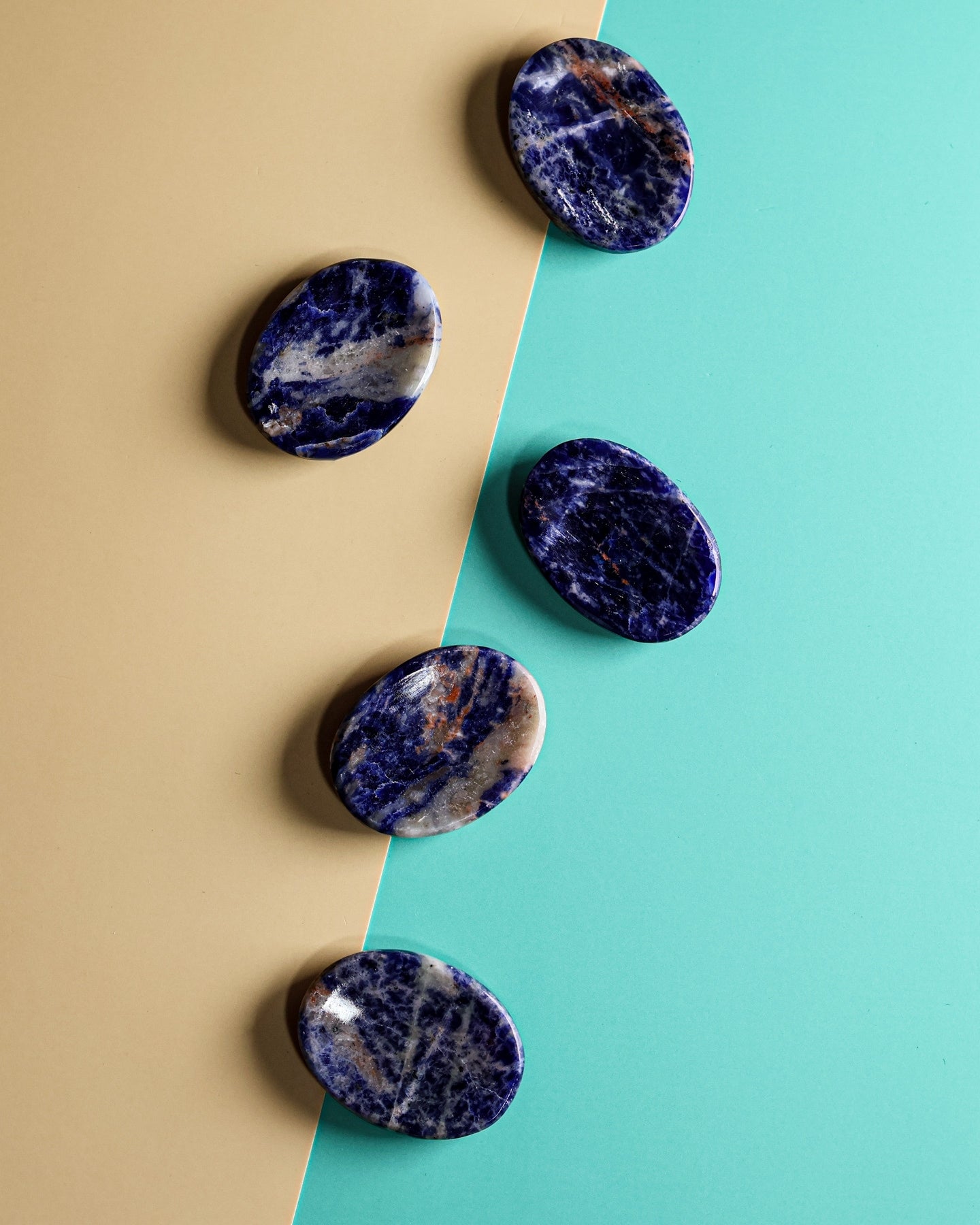 Sodalite Worry Stone