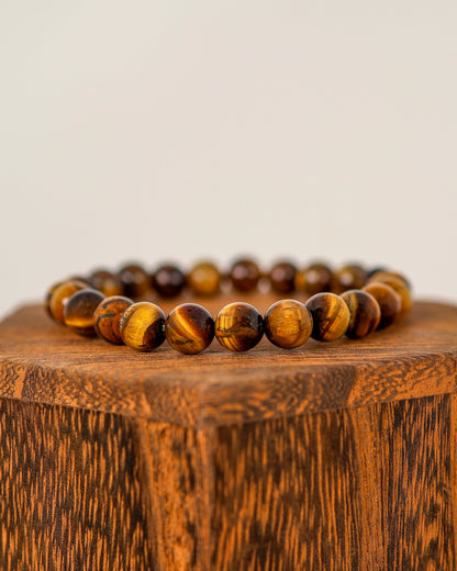 Tigers Eye Beaded Bracelet
