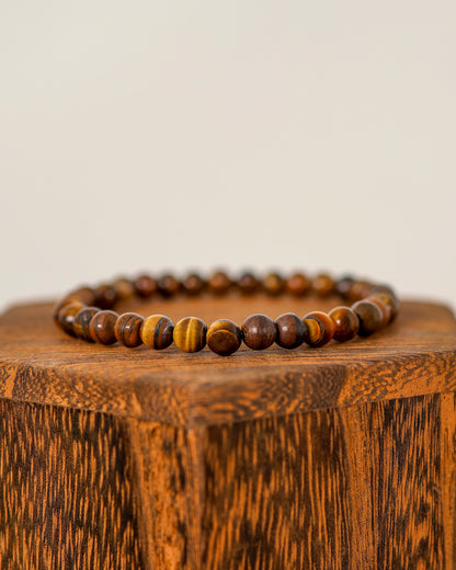 Tigers Eye Beaded Bracelet