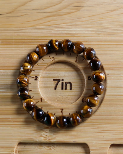 Tigers Eye Beaded Bracelet
