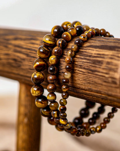 Tigers Eye Beaded Bracelet
