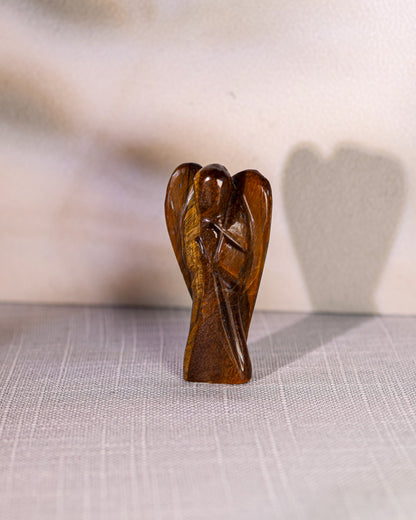 Tigers Eye Carved Angel – Sage Spirits