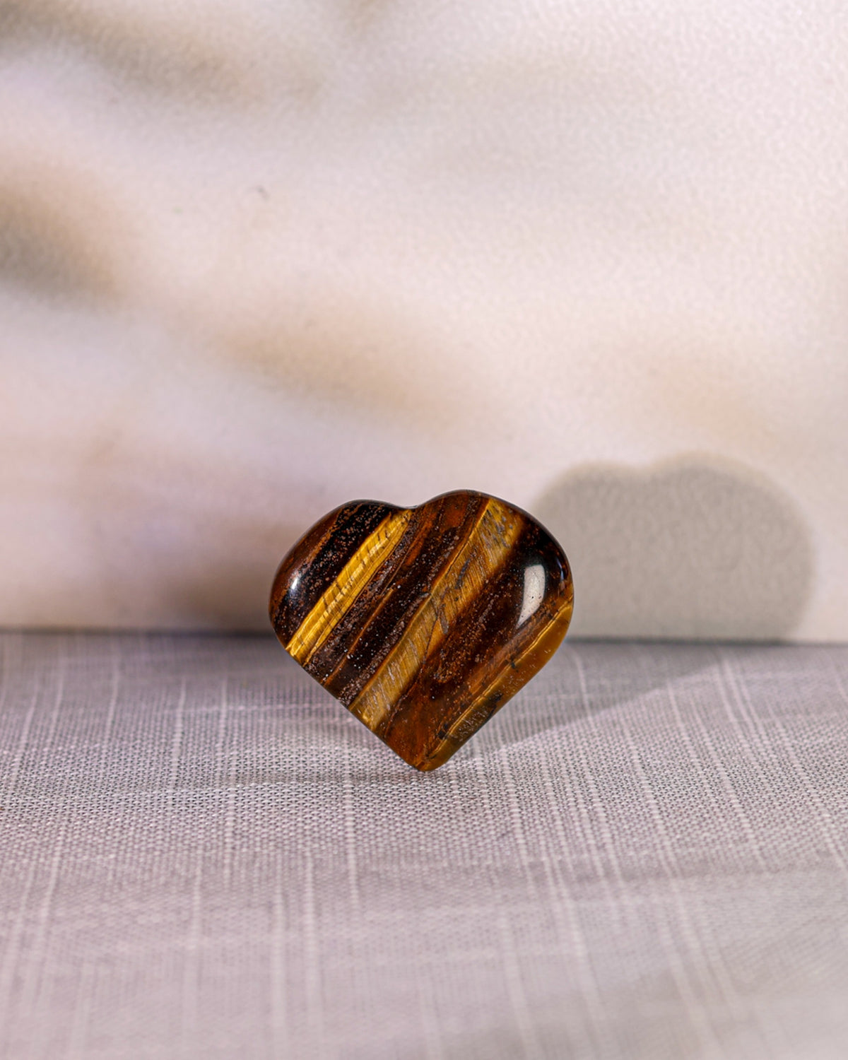 Tigers Eye Puffy Heart – Sage Spirits