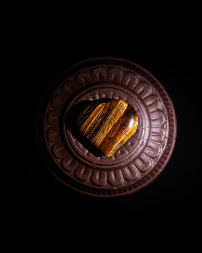 Tigers Eye Puffy Heart – Sage Spirits