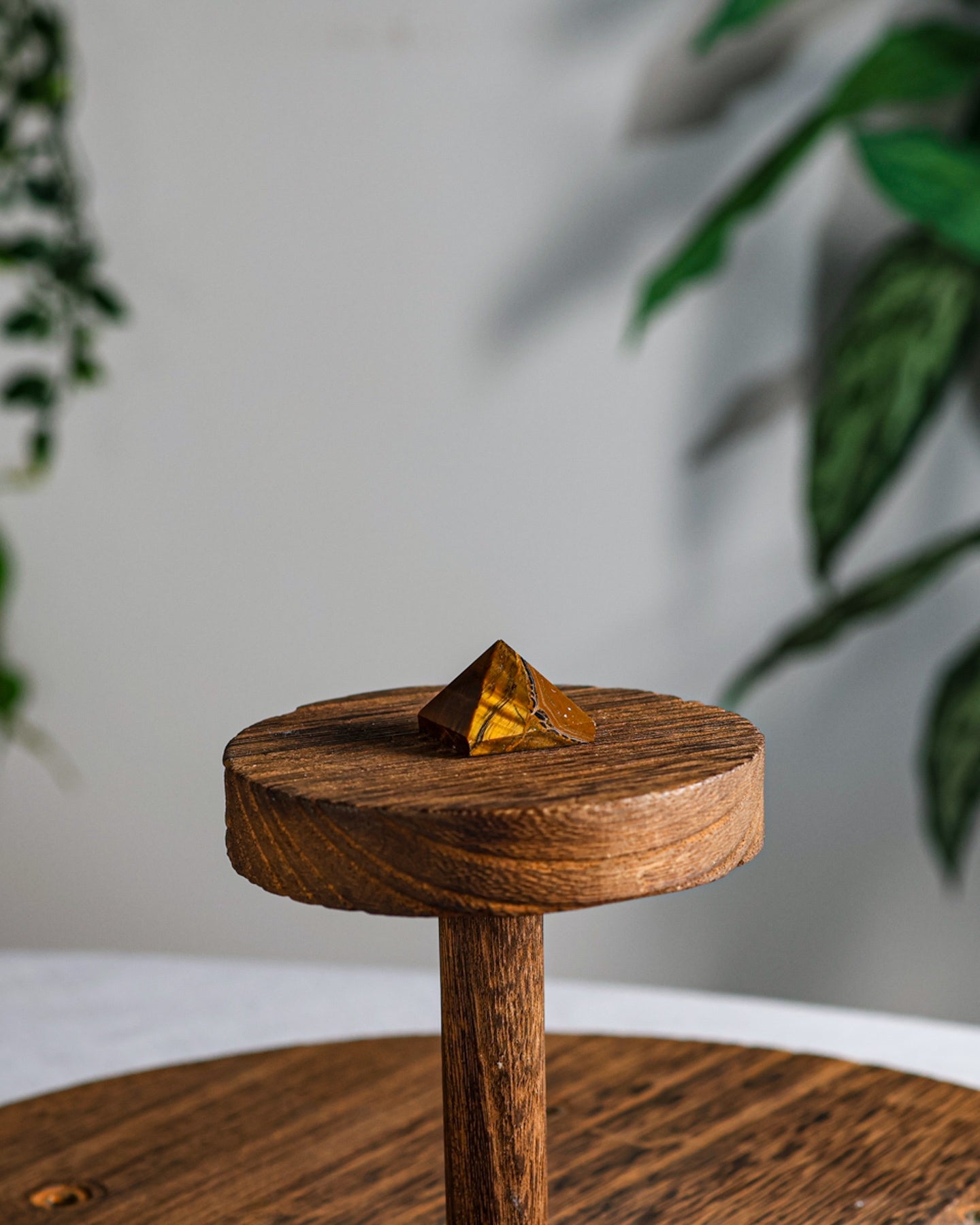 Tigers Eye Pyramid