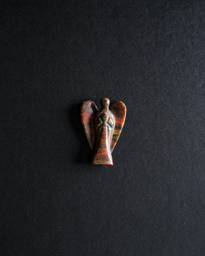 Unakite Carved Angel – Sage Spirits