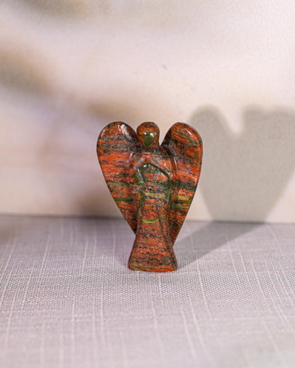Unakite Carved Angel – Sage Spirits