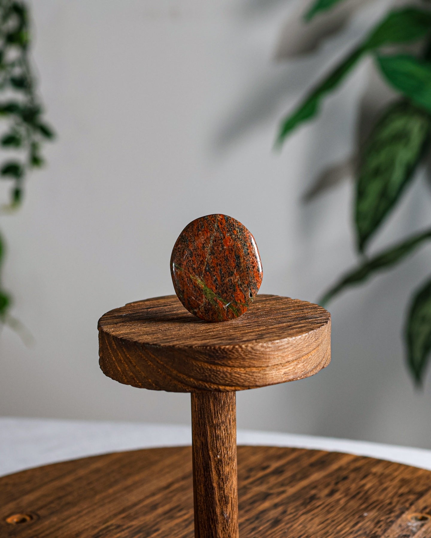 Unakite Palm Stone