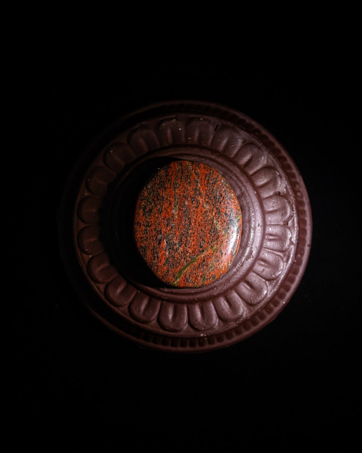Unakite Palm Stone – Sage Spirits