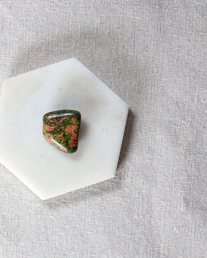 Unakite Tumbled Gemstone