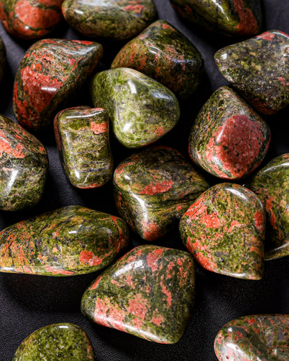 Unakite Tumbled Gemstone