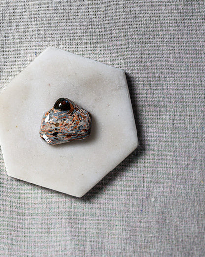 Brecciated Jasper (White) Tumbled Gemstone