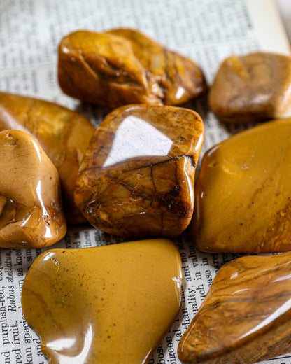 Yellow Jasper Tumbled Gemstone