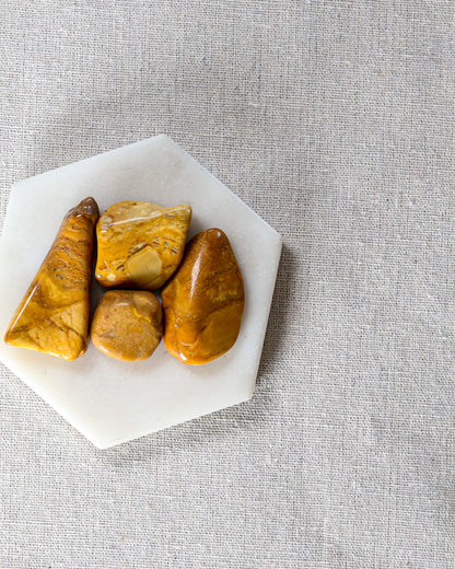 Yellow Jasper Tumbled Gemstone
