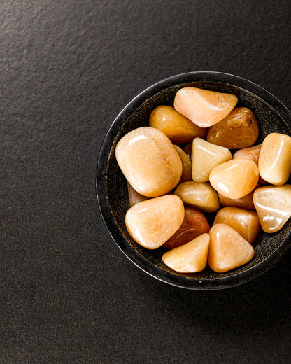 Yellow Quartz Tumbled Gemstone