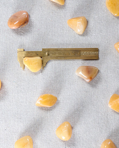 Yellow Quartz Tumbled Gemstone