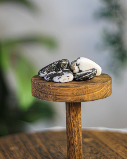 Zebra Marble Jasper Tumbled Gemstone