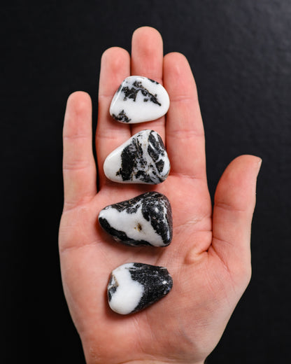 Zebra Marble Jasper Tumbled Gemstone