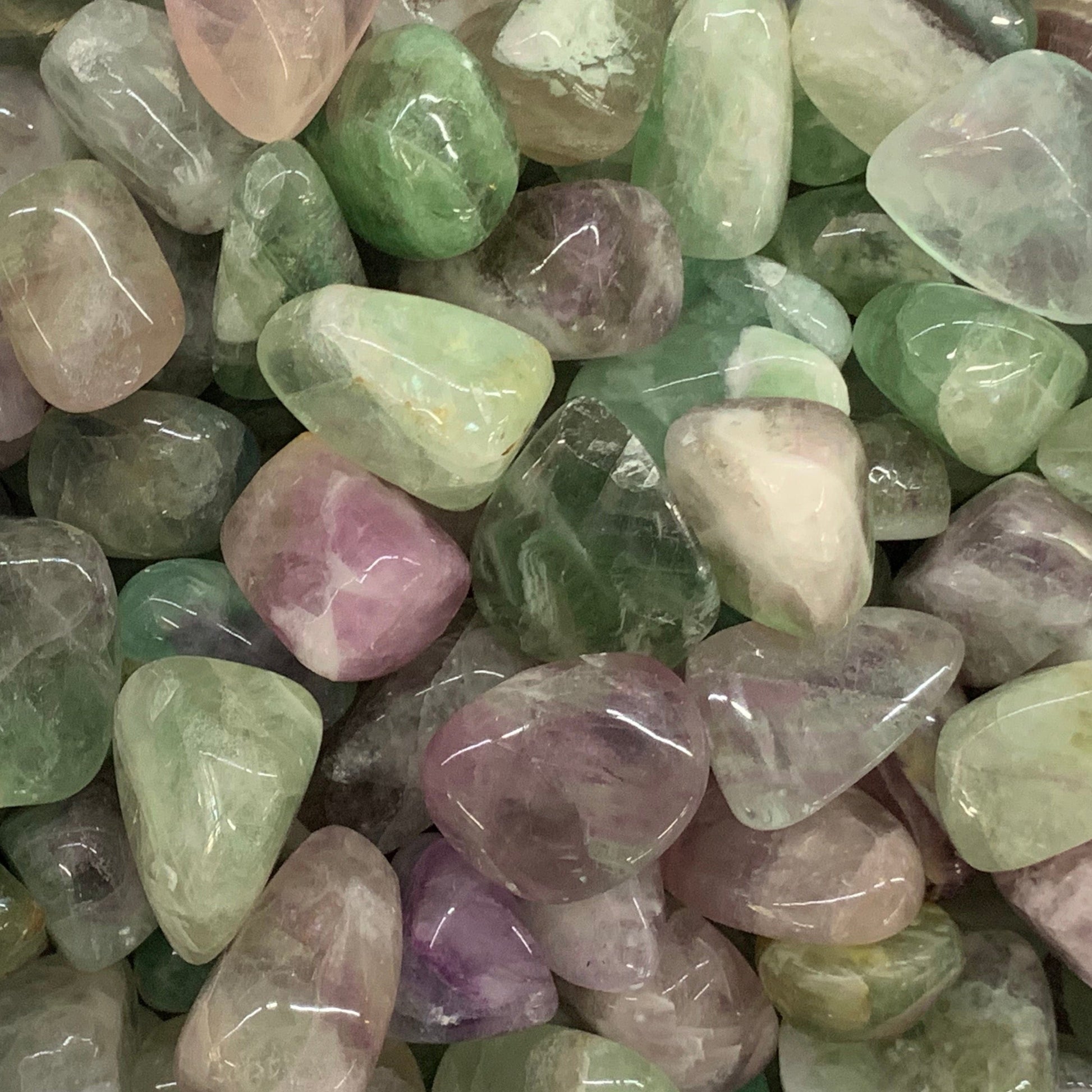 Fluorite Tumbled Gemstone Tumbled Let’s the Spirit Flow 