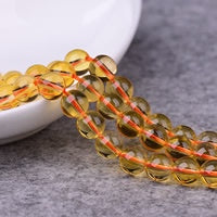 Natural Citrine Beaded Bracelet