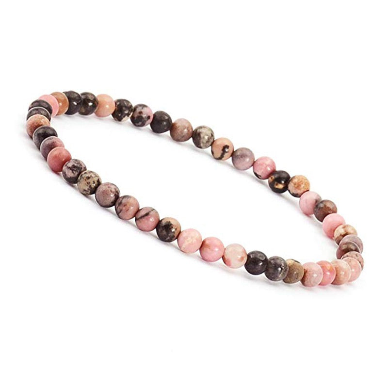 Rhodonite Bead Bracelet