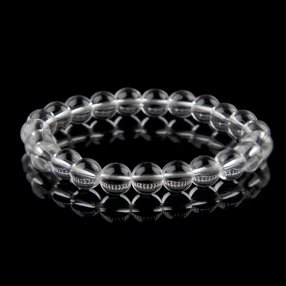Clear Quartz  Beaded Bracelet