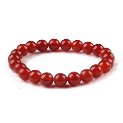 Carnelian Beaded Bracelet