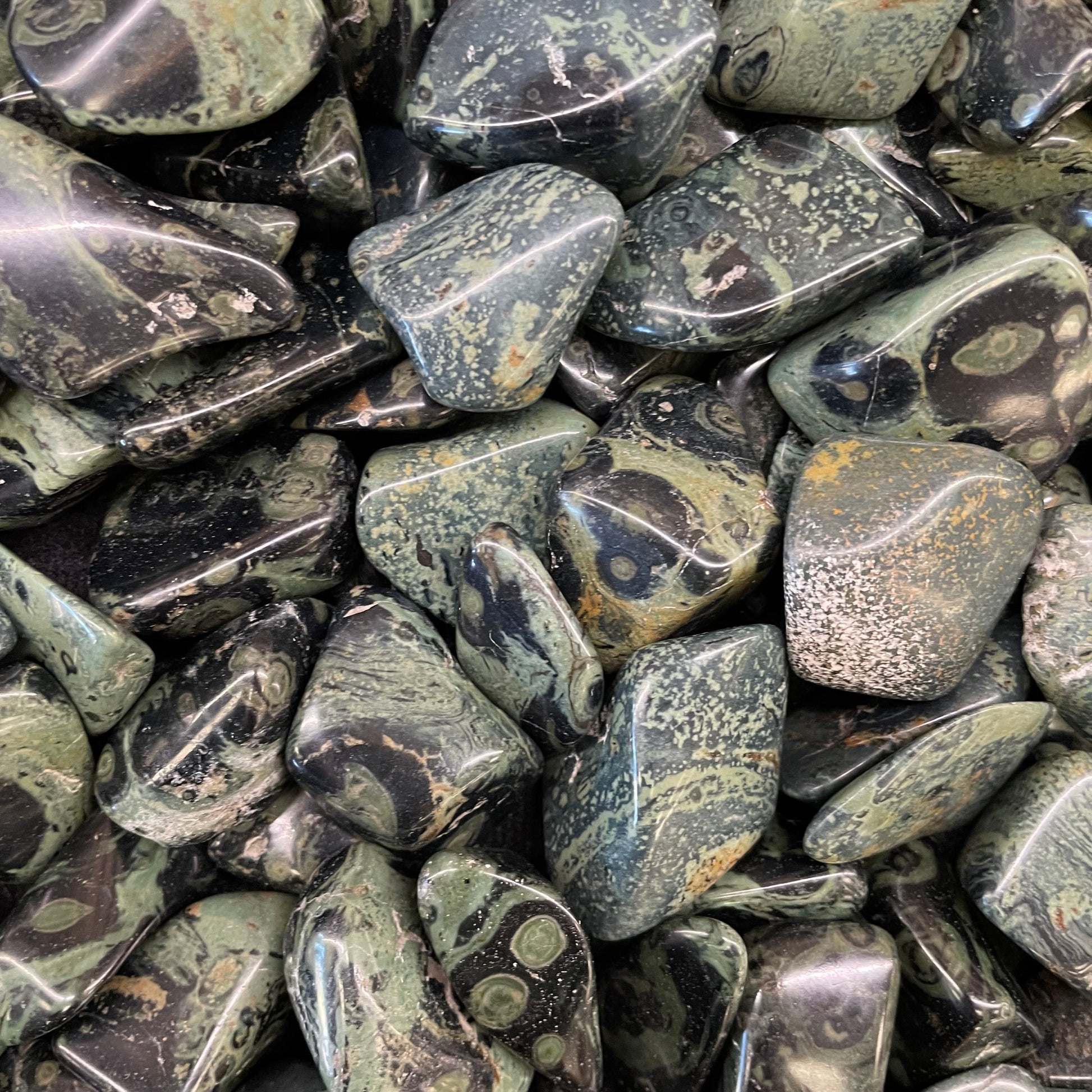 Kambaba Jasper Tumbled Gemstone Tumbled Soothe the State of Mind 