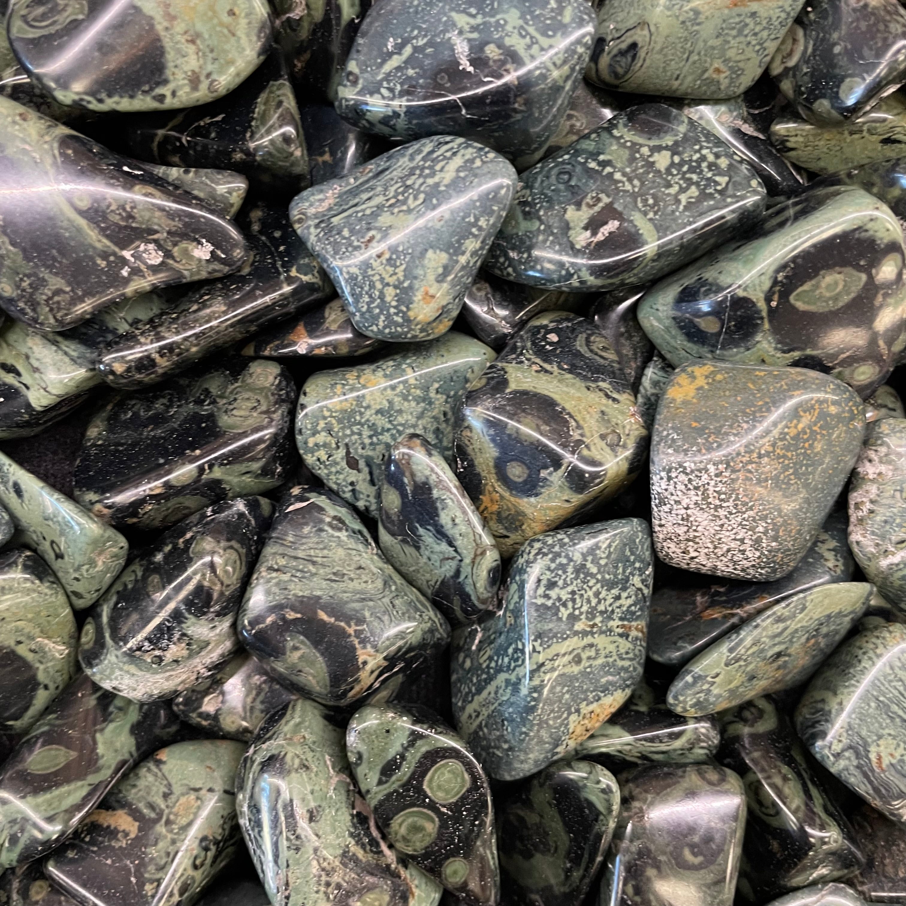 Kambaba Jasper Tumbled Gemstone Tumbled Soothe the State of Mind 