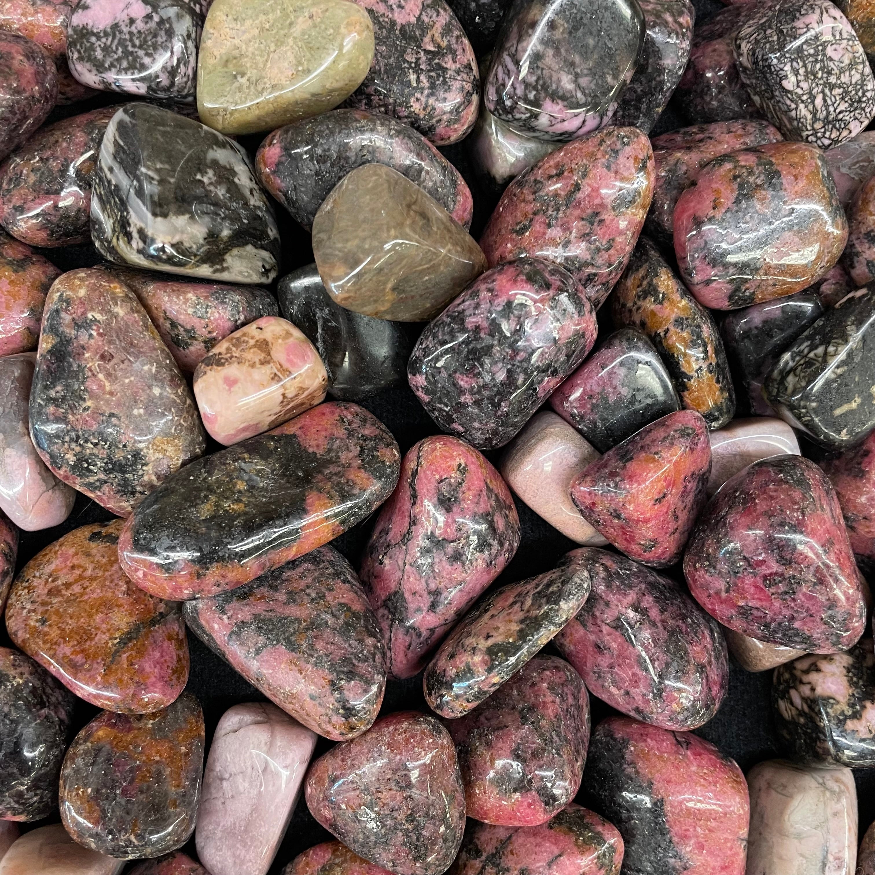 Rhodonite Tumbled Gemstone Tumbled Compassionate Love 