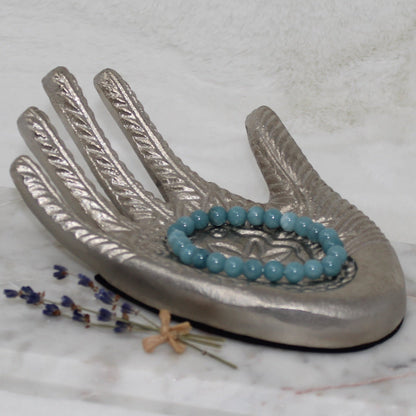 Aquamarine Beaded Bracelet Bracelets Humanity 