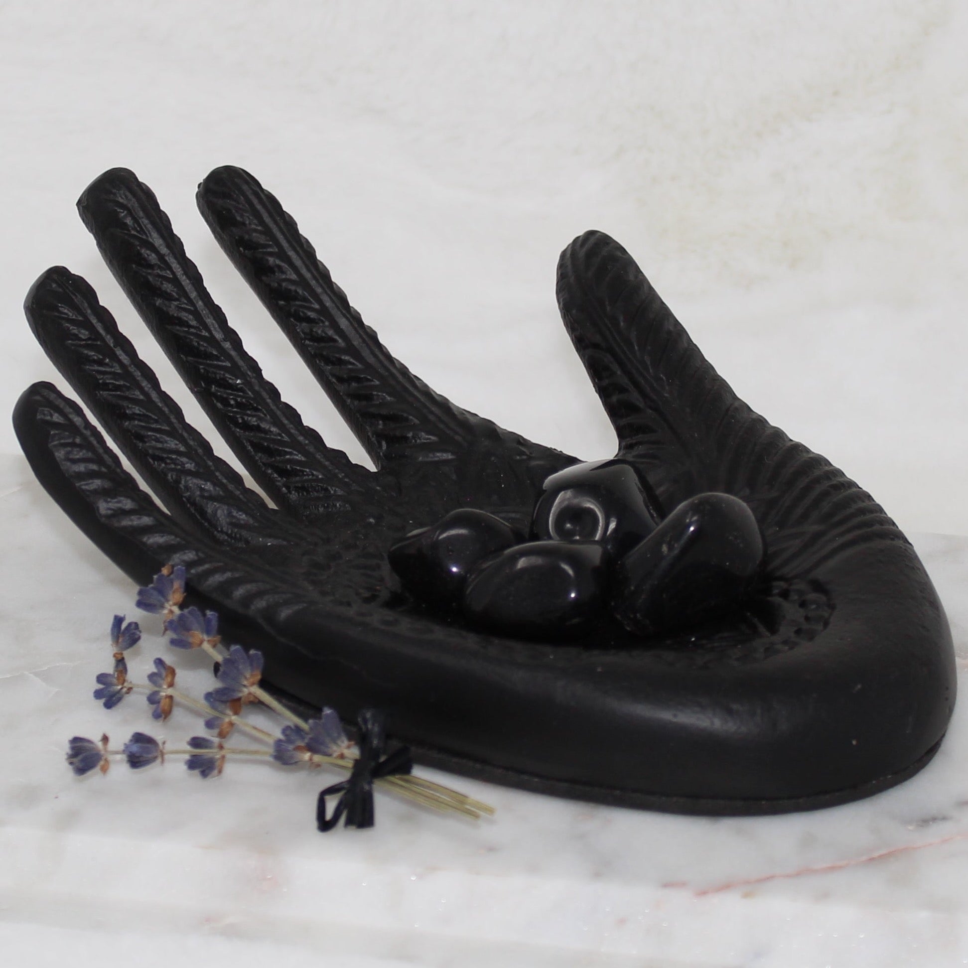 Black Obsidian Tumbled Gemstone Tumbled The Mirror Stone 