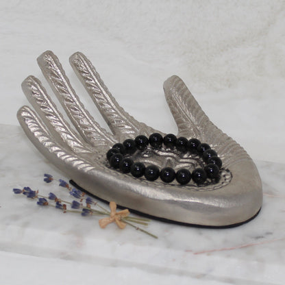 Black Obsidian Beaded Bracelet Bracelets Sage Spirits 