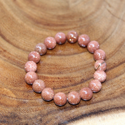 Goldstone Beaded Bracelet Bracelets Stone of Ambition 