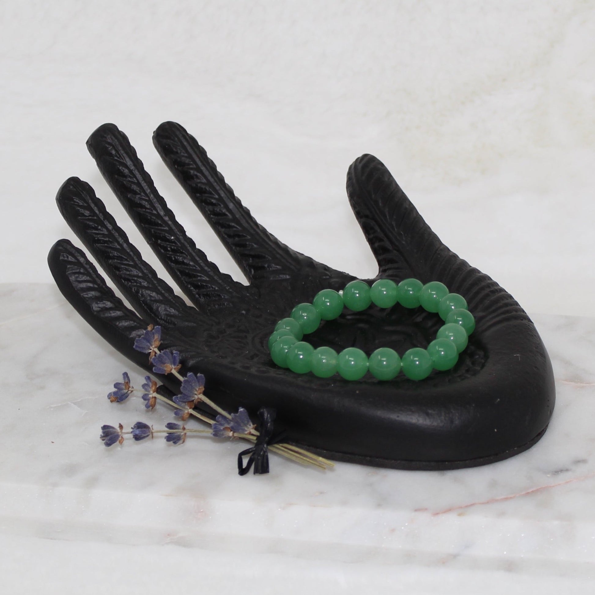 Green Aventurine Beaded Bracelet Bracelets The Stone of Opportunity 