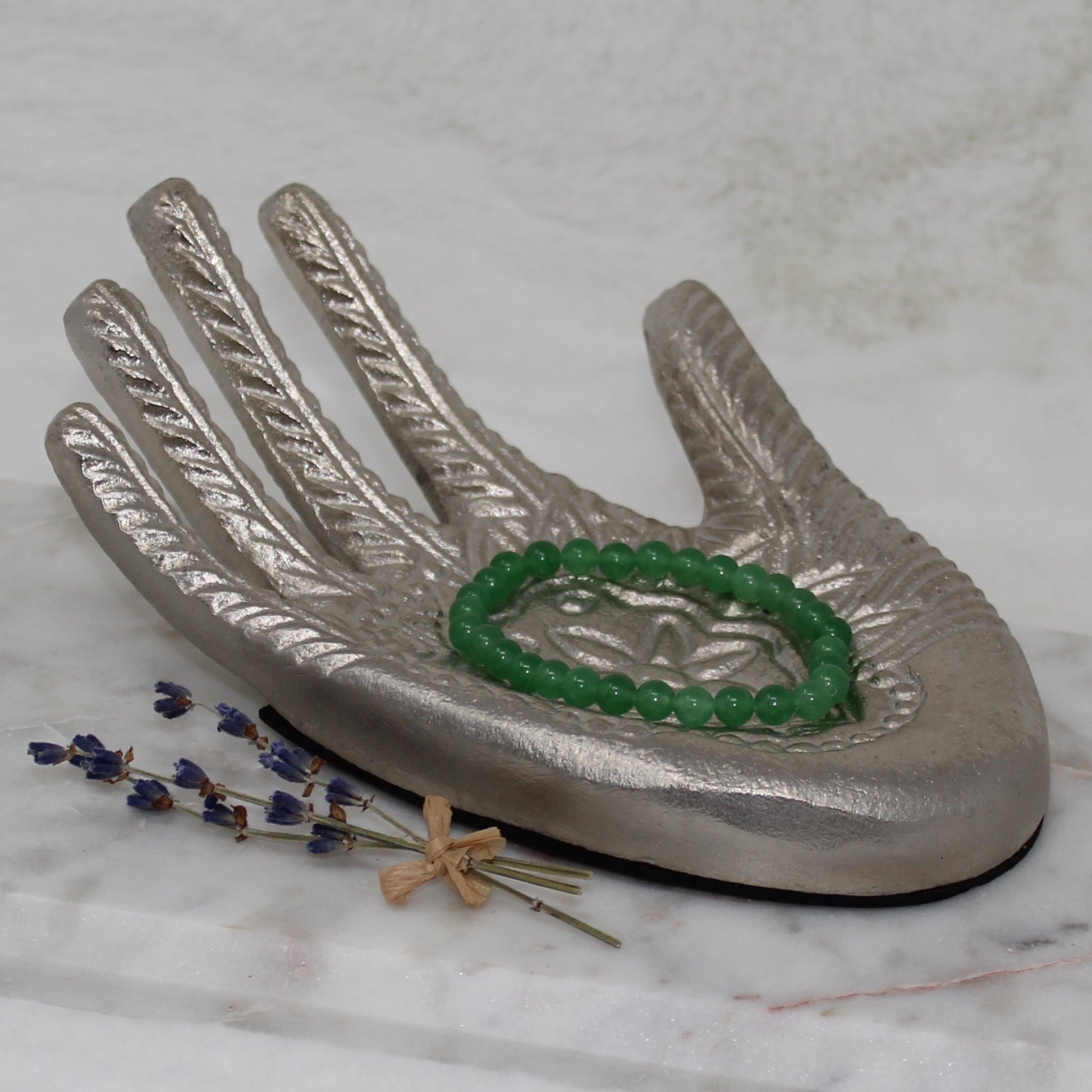 Green Aventurine Beaded Bracelet Bracelets The Stone of Opportunity 