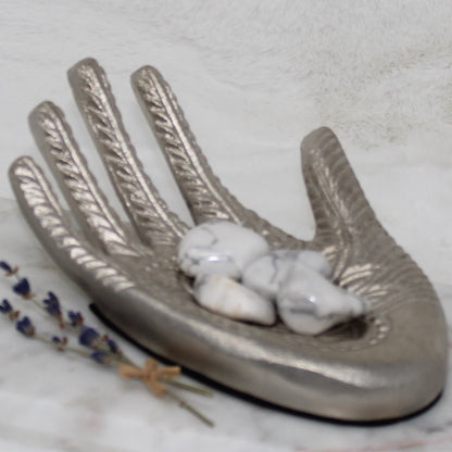 Howlite Tumbled Gemstone Tumbled Calming Stone 