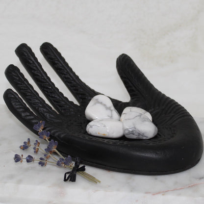 Howlite Tumbled Gemstone Tumbled Calming Stone 