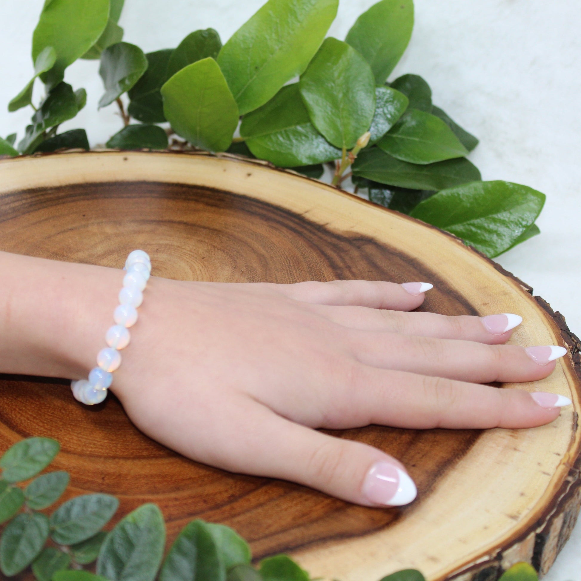 Opalite Beaded Bracelet Bracelets Peace 