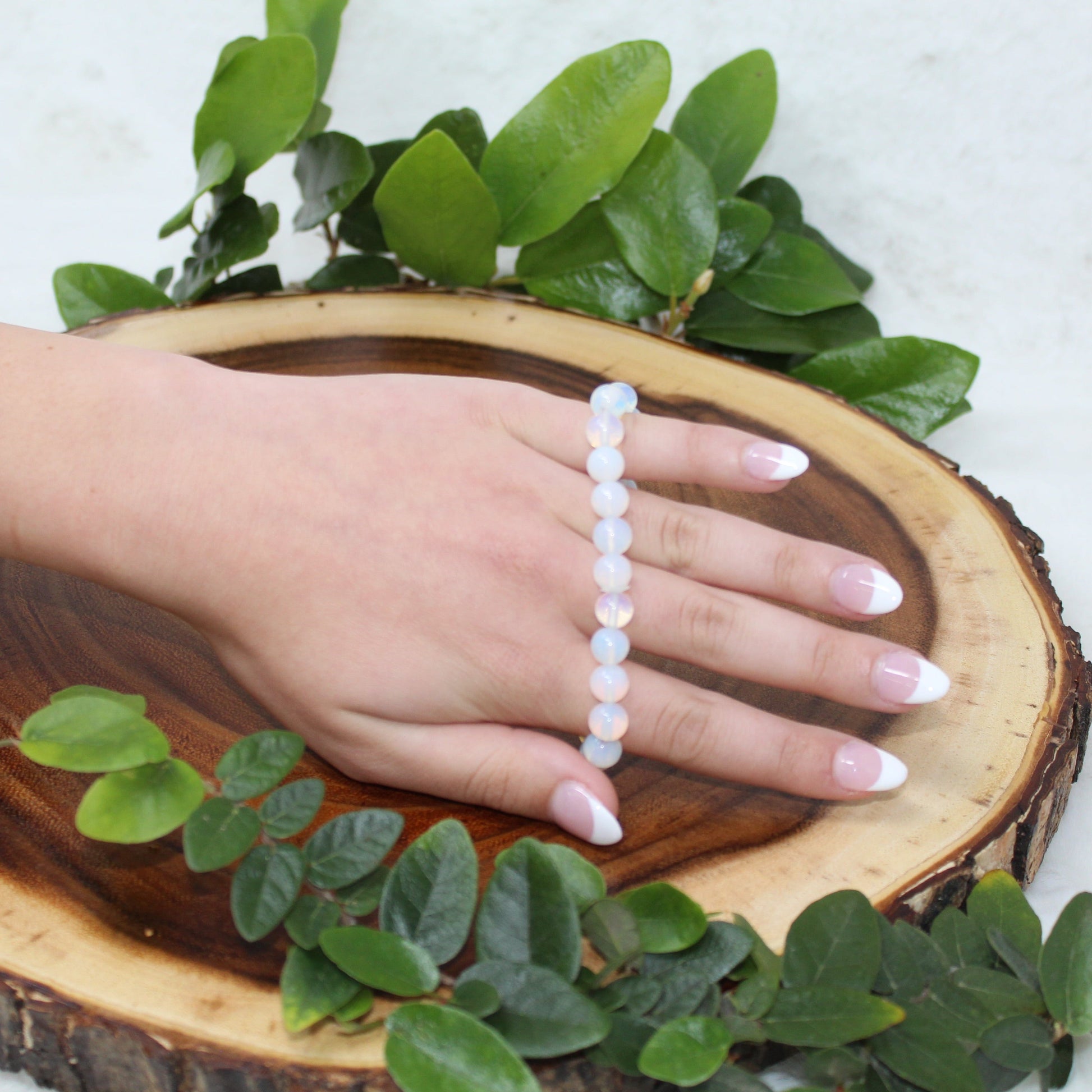 Opalite Beaded Bracelet Bracelets Peace 