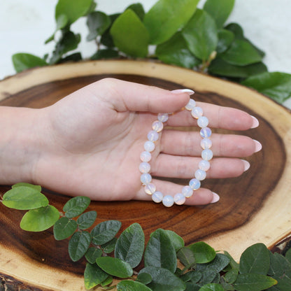 Opalite Beaded Bracelet Bracelets Peace 
