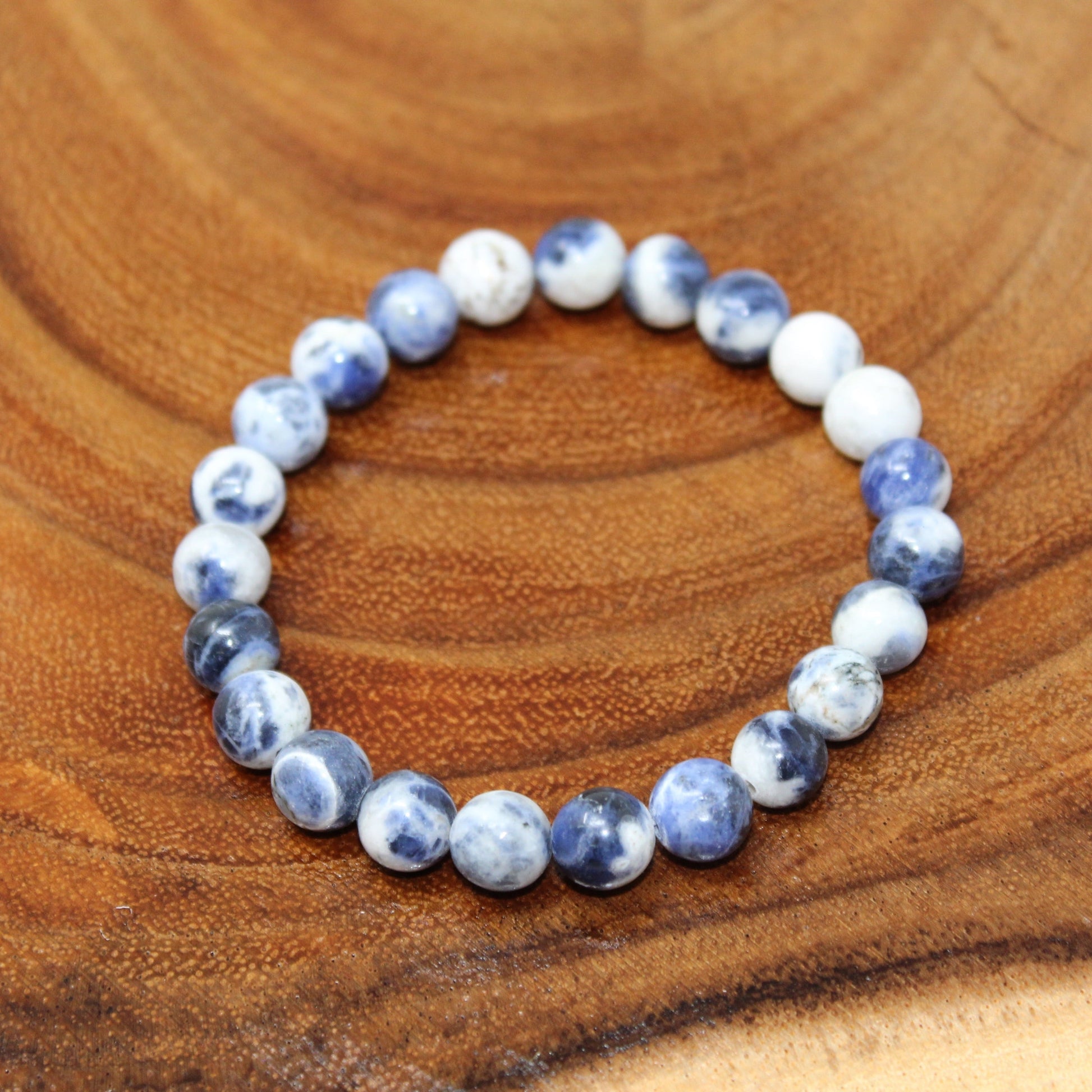 Sodalite Beaded Bracelet Bracelets Stone of Creatives 