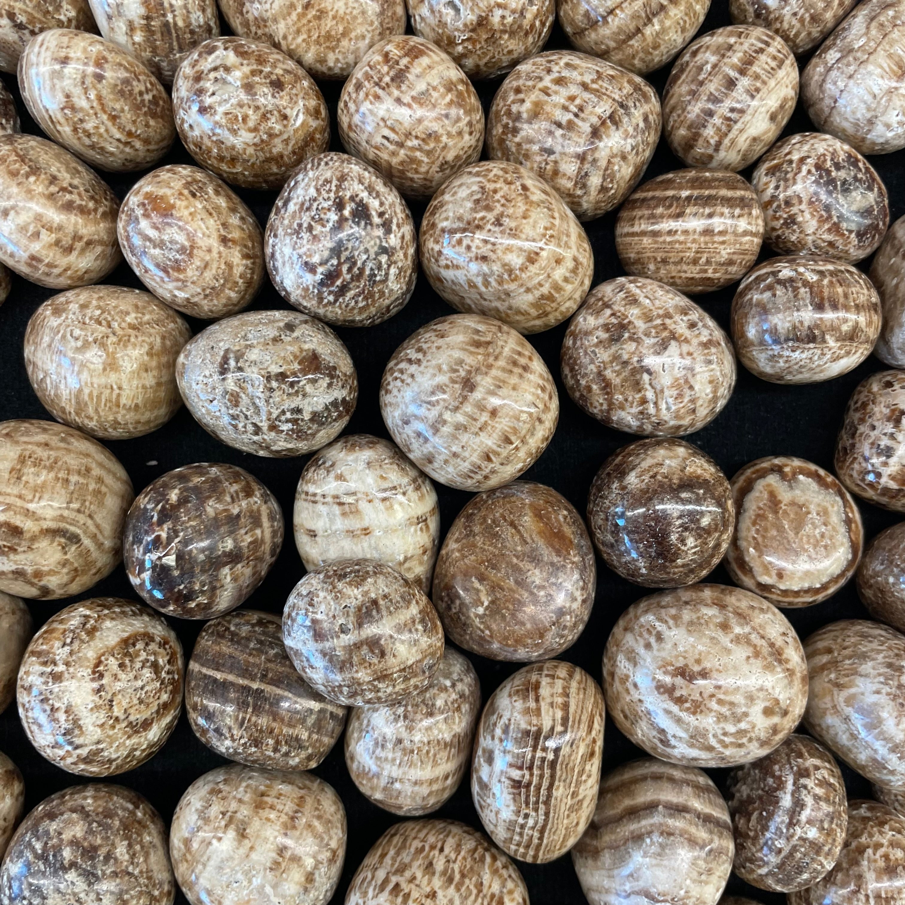 Aragonite Tumbled Gemstone Tumbled Nurturing 