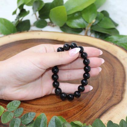 Blue Goldstone Beaded Bracelet Bracelets Stone of Ambition 