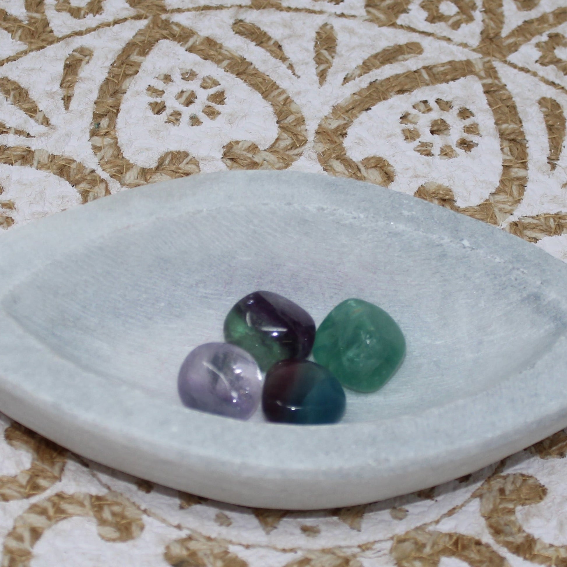 Fluorite Tumbled Gemstone Tumbled Let’s the Spirit Flow 